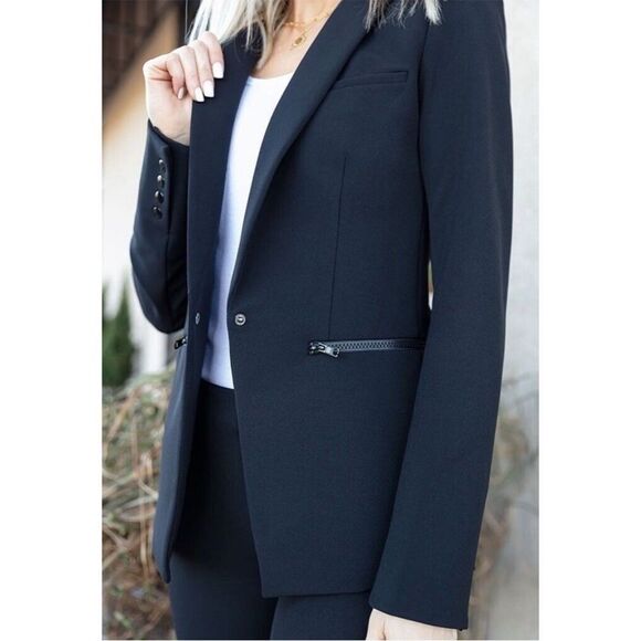 Veronica Beard NEW Iconic Scuba Dickey Jacket In Black Size 2 $645.00 - Picture 7 of 7